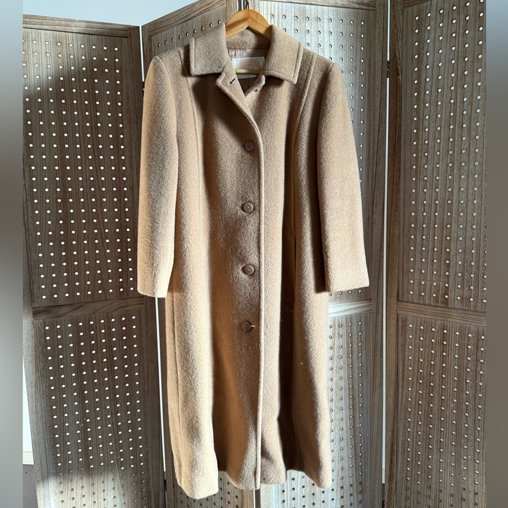 Pendleton Classic Wool Camel Coat